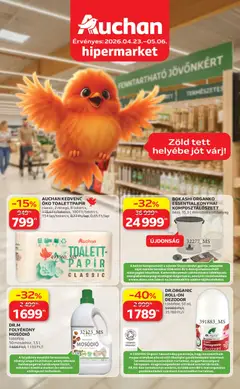 Auchan - Auchan Green week ajánlataink megtekintése, amely érvényes 2026.04.23.-től