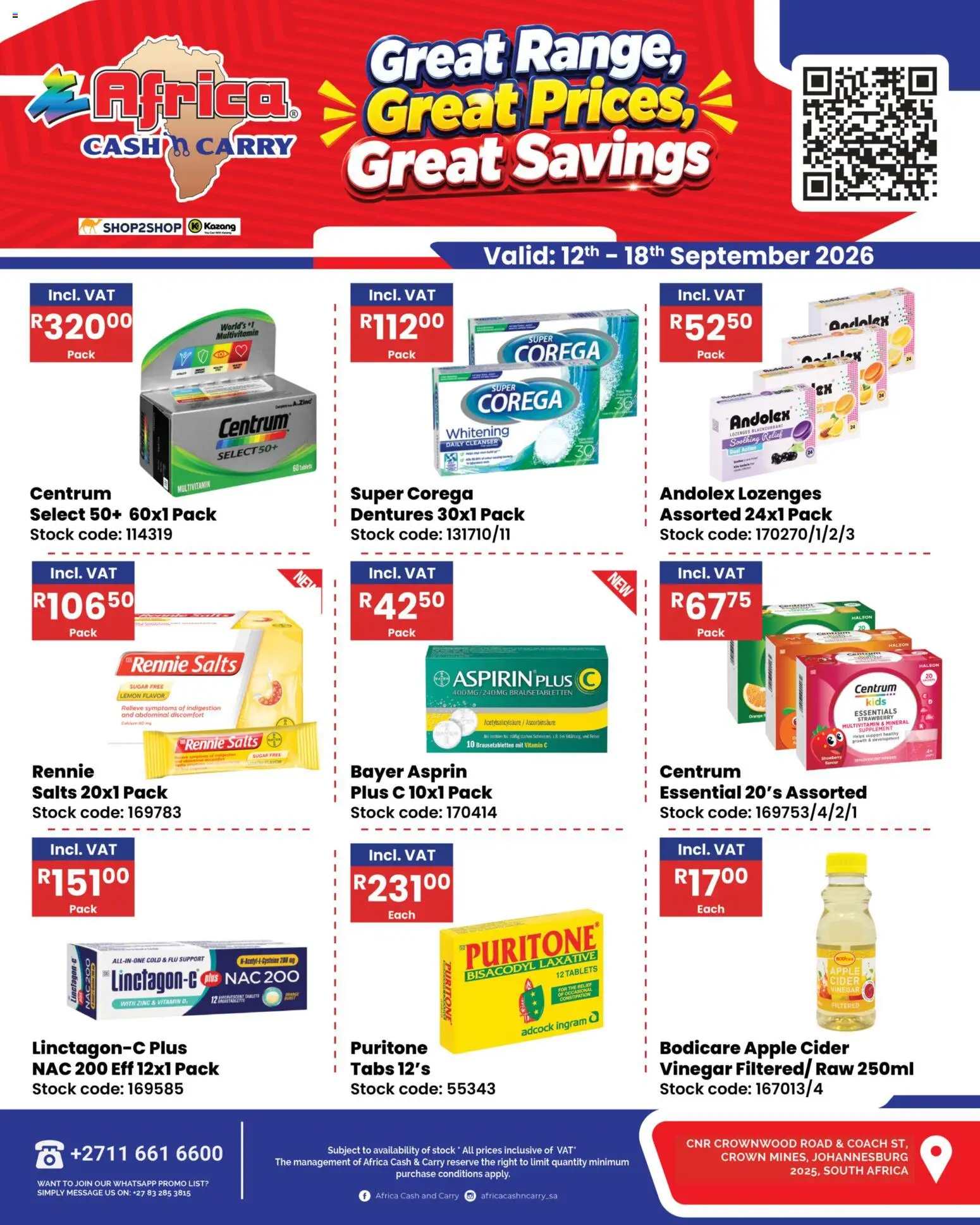 Preview of Africa Cash & Carry flyer valid from 12/09/2026