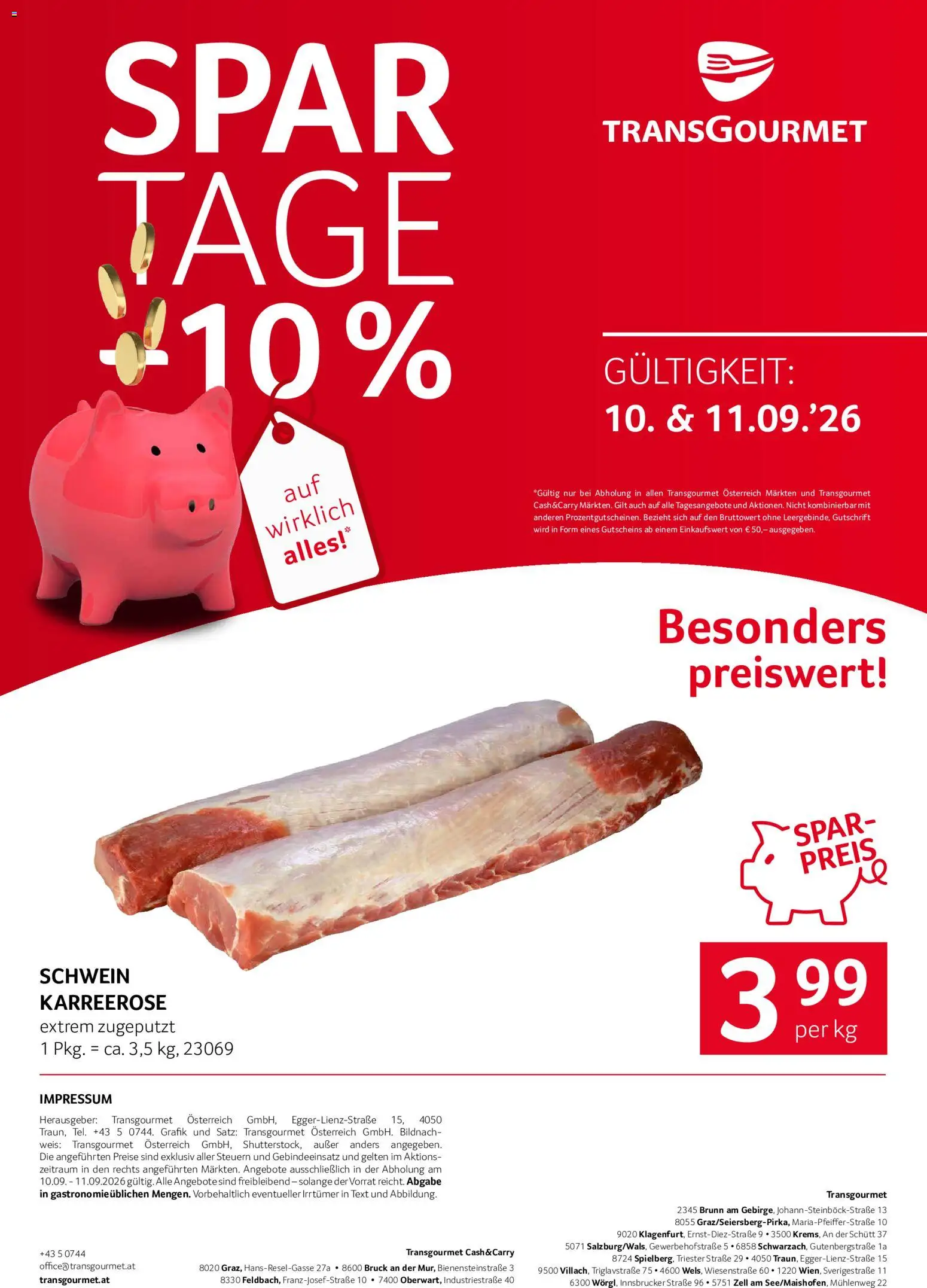Vorschau der Angebote: Transgourmet Broschüre gültig ab 10.09.2026