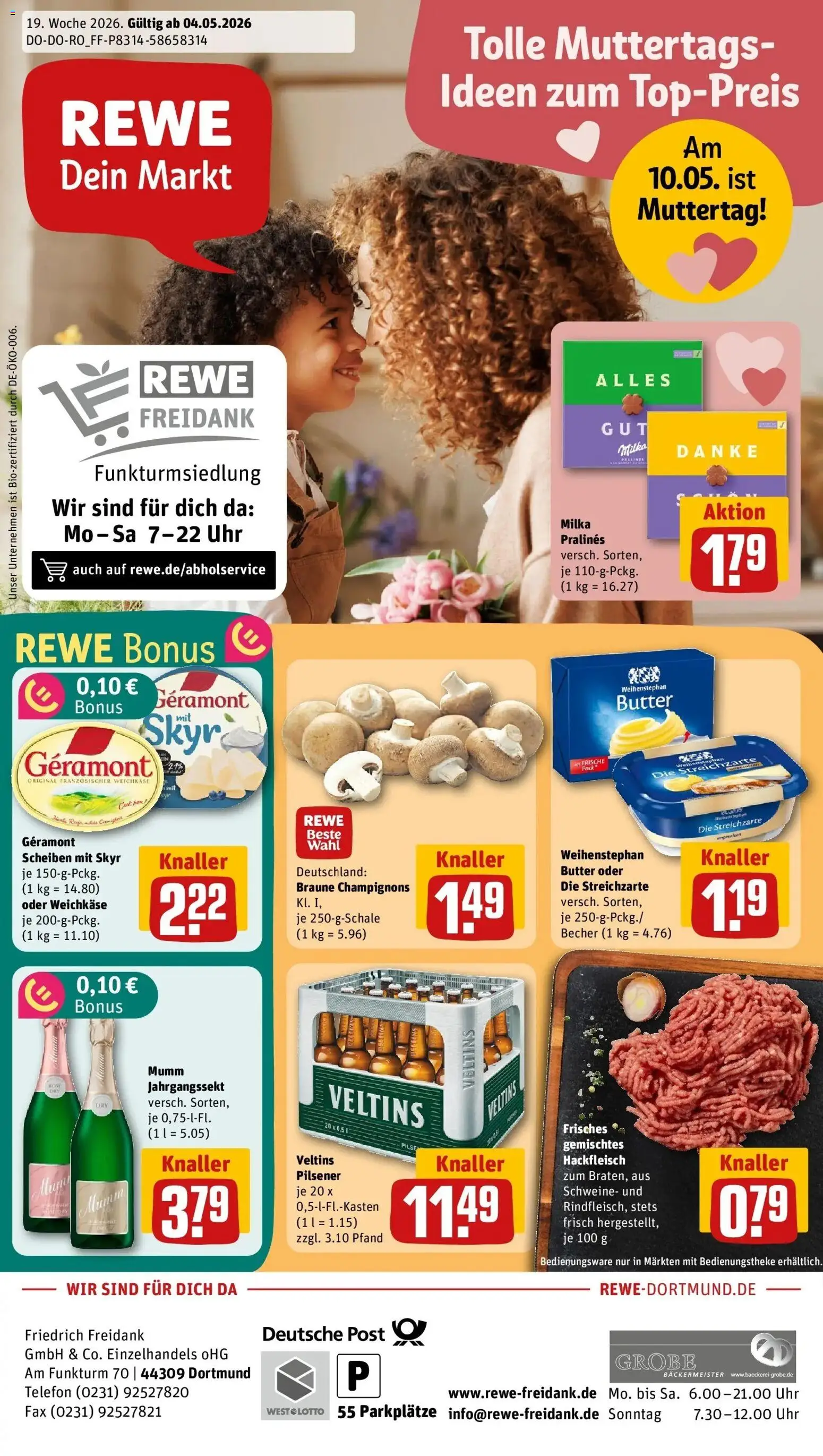 Vorschau von dem Prospekt des Geschäftes Rewe, gültig ab dem 04.05.2026