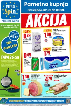 Pregled letka Eurospin Katalog trgovine Eurospin vrijedi od 02.09.2026