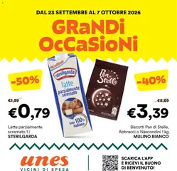 Anteprima dell'opuscolo Unes volantino dal negozio Unes valido da 23/09/2026