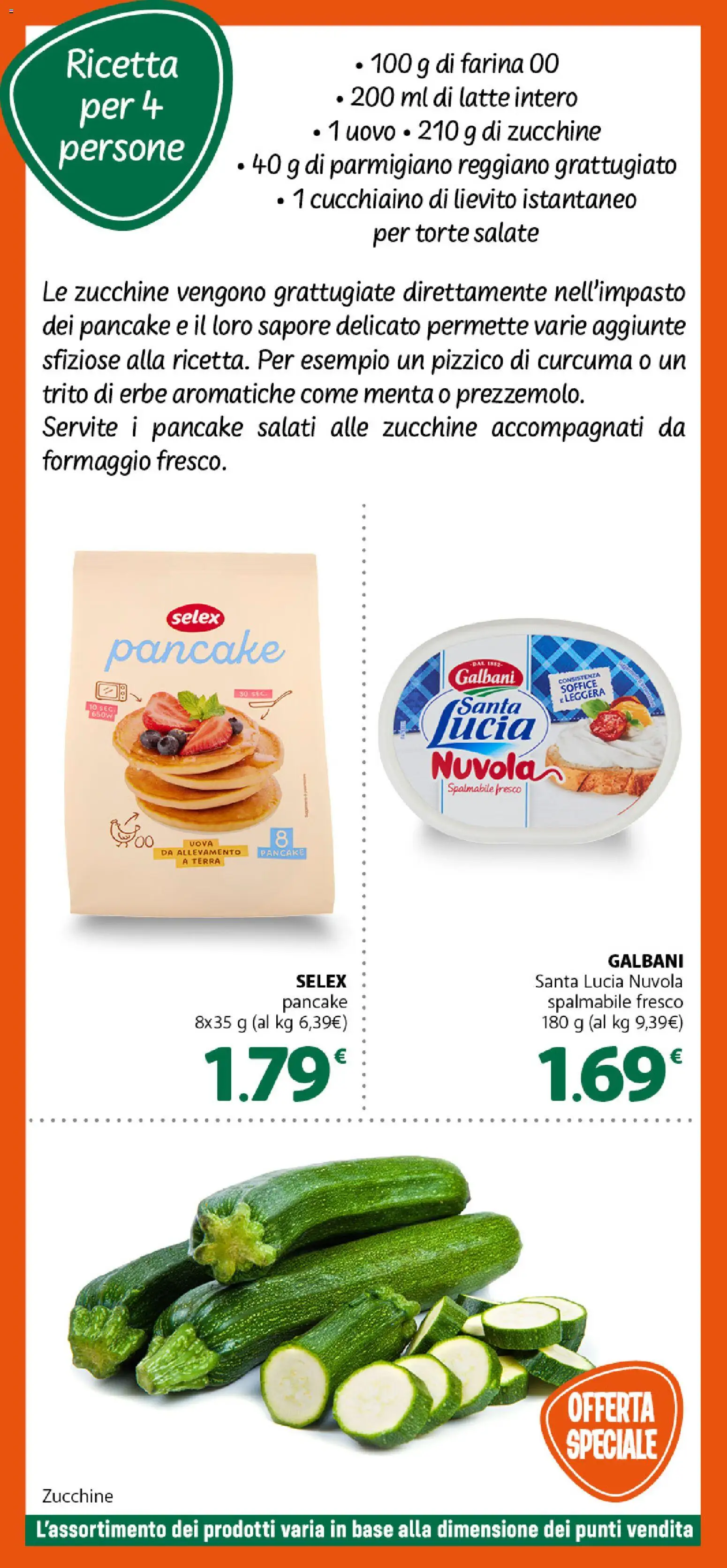 Anteprima dell'opuscolo DOK volantino Speciale brunch dal negozio DOK valido da 16/10/2026 - Latte, Zucchine, Terra, Farina, Parmigiano, Lievito, Latte intero, Erbe