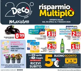 Anteprima dell'opuscolo Decò volantino MaxiStore Casamassima dal negozio Decò valido da 30/04/2026