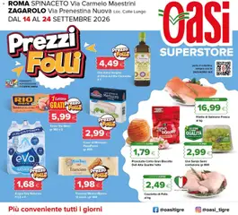 Anteprima dell'opuscolo Oasi volantino Roma dal negozio Oasi valido da 14/09/2026