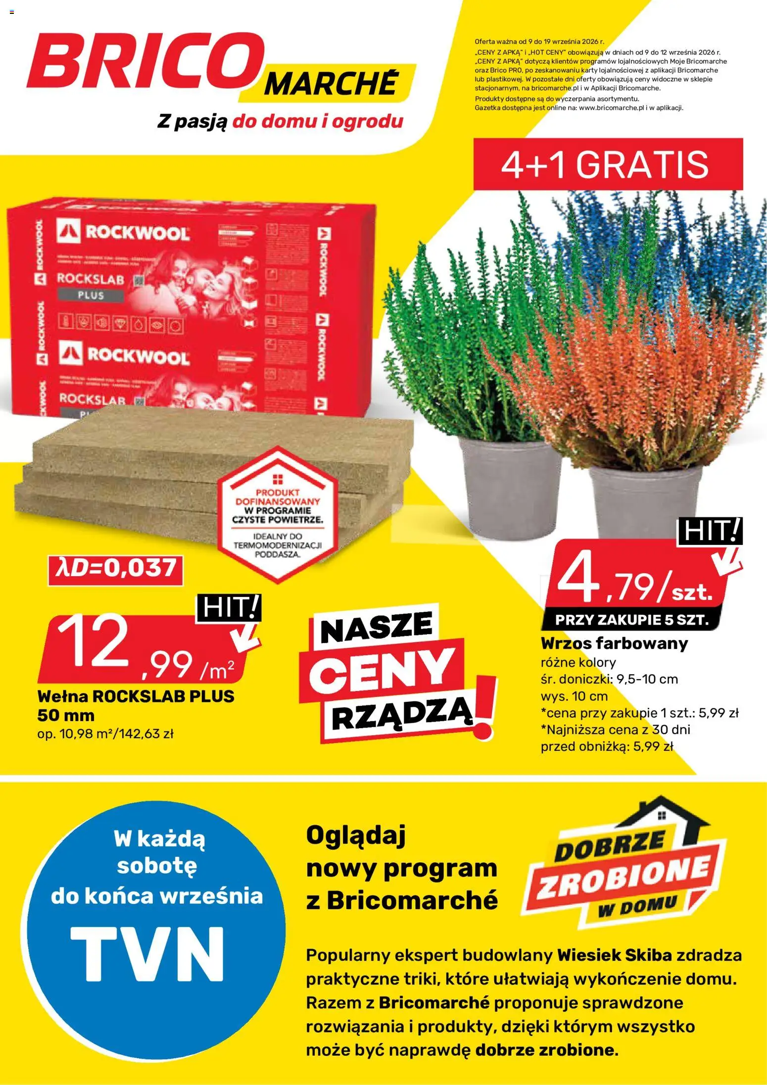 Pogląd gazetki "Brico Marché gazetka" ze sklepu Brico Marché ważnej od 09.09.2026