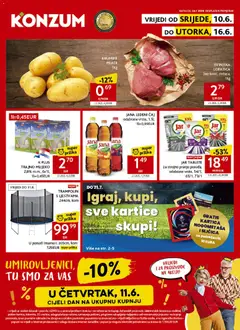 Pregled letka Konzum Katalog trgovine Konzum vrijedi od 10.06.2026