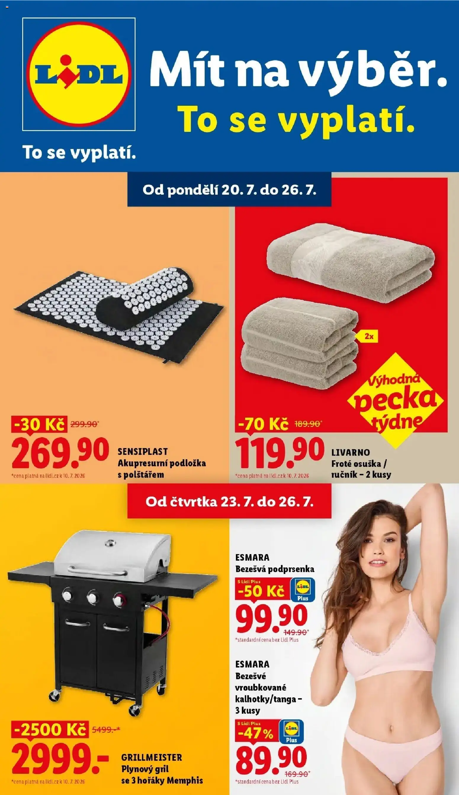 Náhled nabídky: Lidl Lidl aktuální leták - Spotřební zboží platný od 20.07.2026