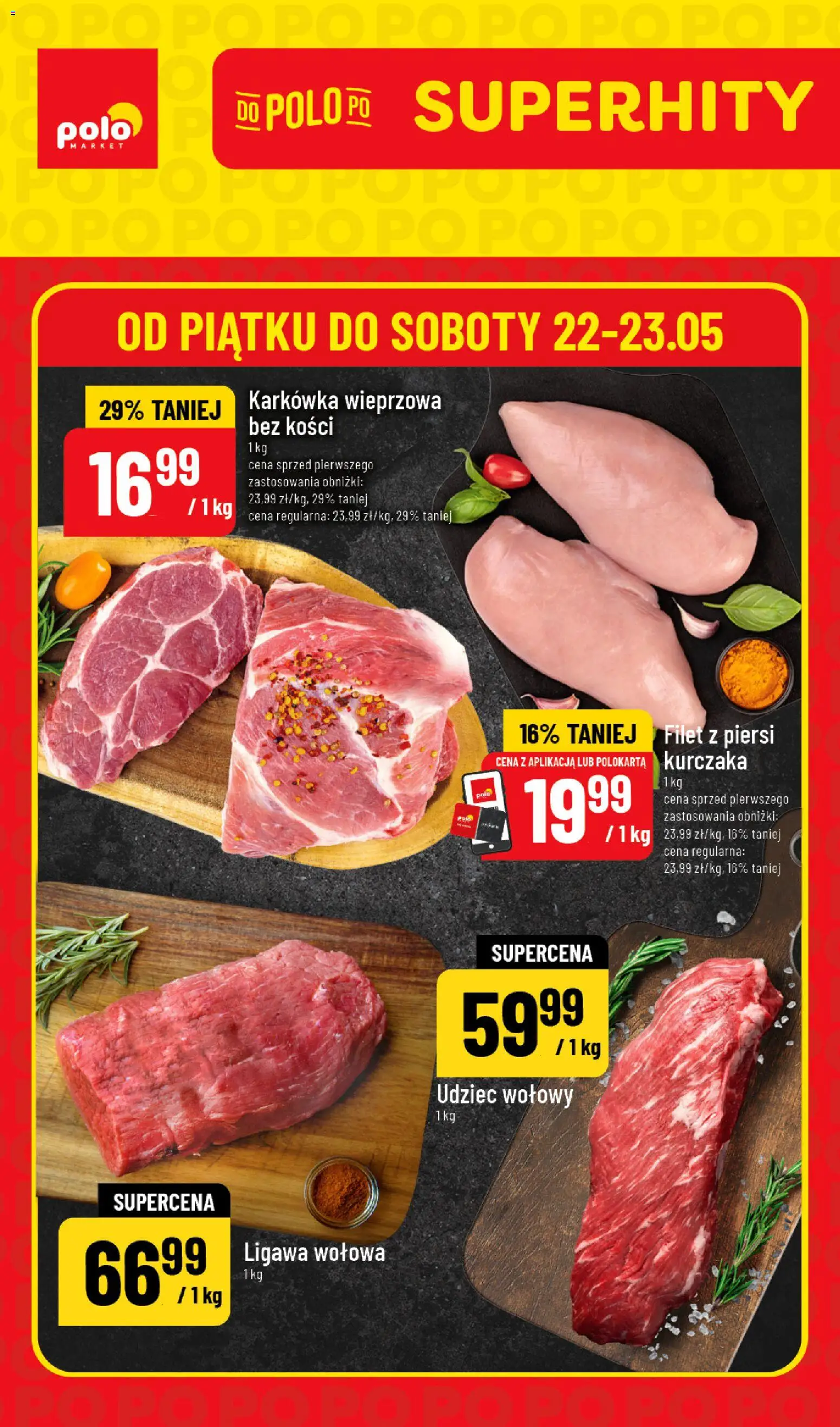 Pogląd gazetki "POLOmarket gazetka - Super Hity" ze sklepu POLOmarket ważnej od 22.05.2026