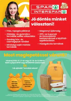 Interspar - Interspar Pápa szórólap megtekintése, amely érvényes 2026.07.16.-től