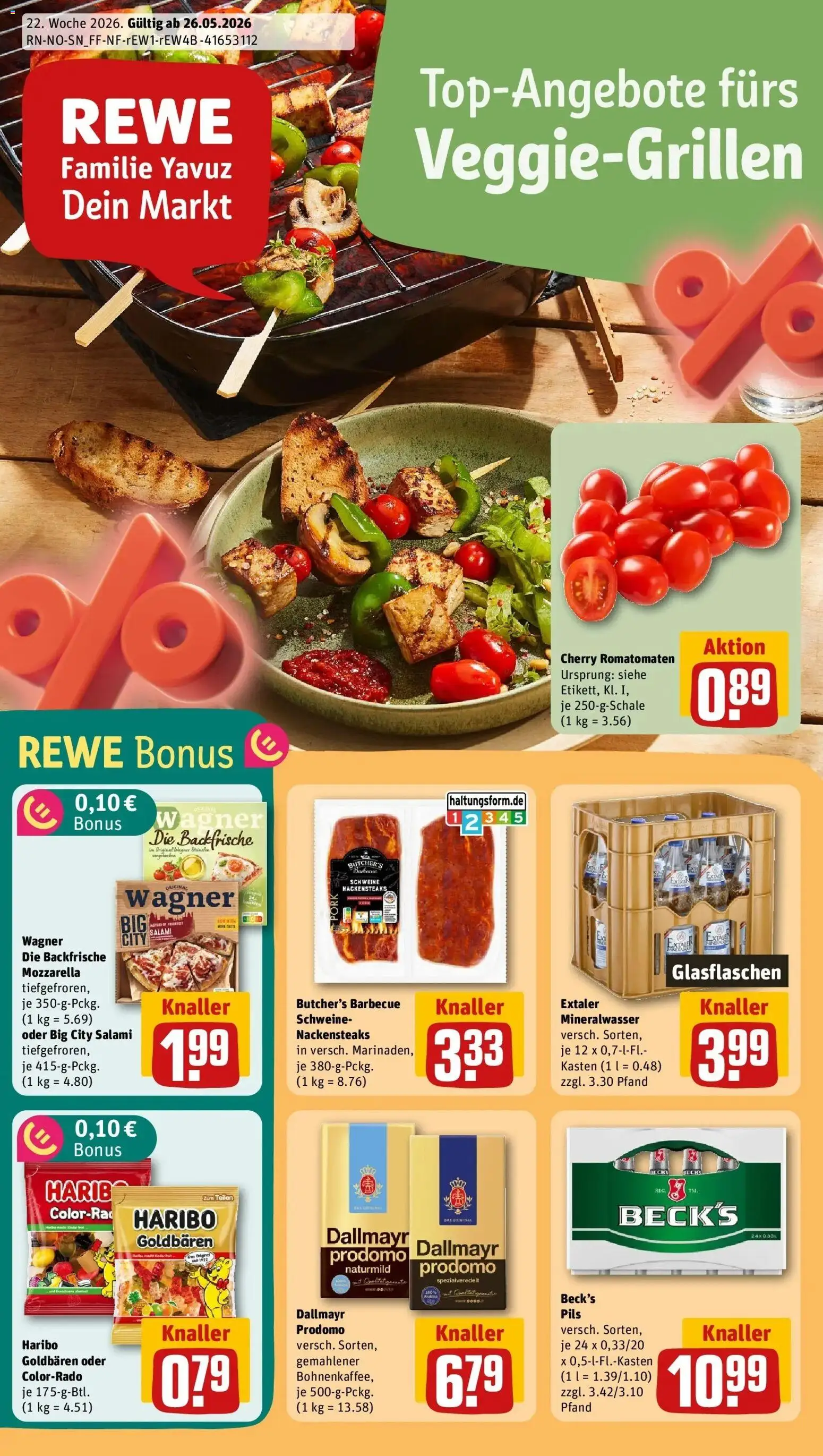 Vorschau von dem Prospekt des Geschäftes Rewe, gültig ab dem 26.05.2026