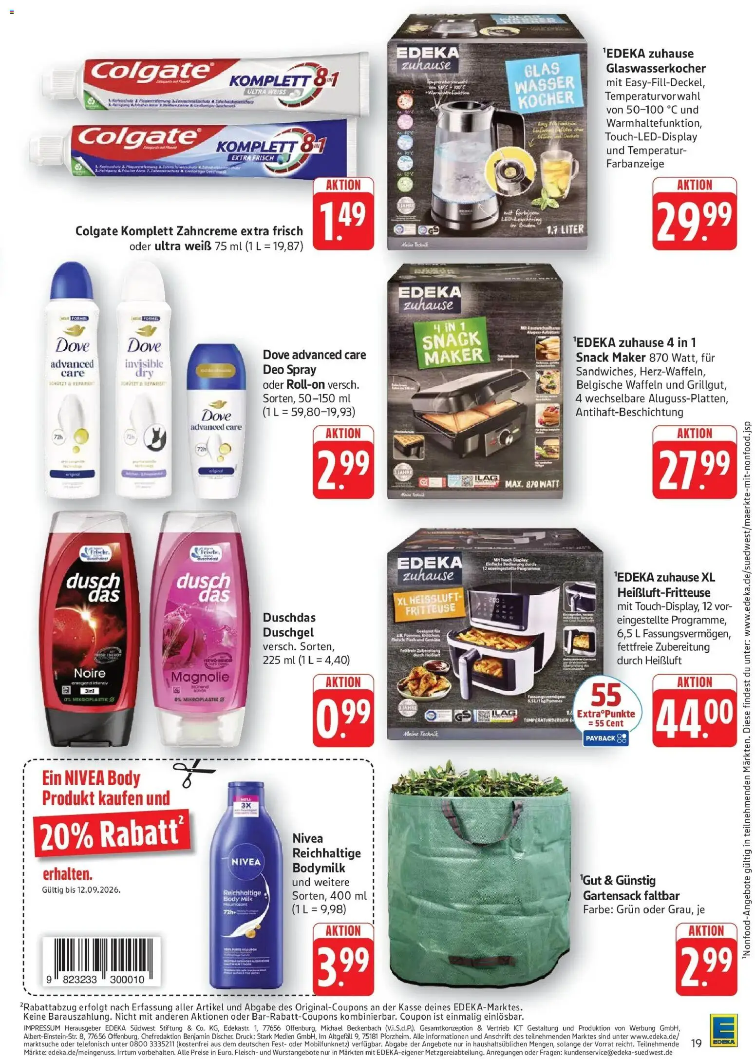 Vorschau von dem Prospekt des Geschäftes Edeka, gültig ab dem 07.09.2026