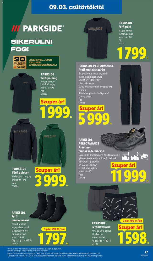 Új Lidl akciós újság 09.03.