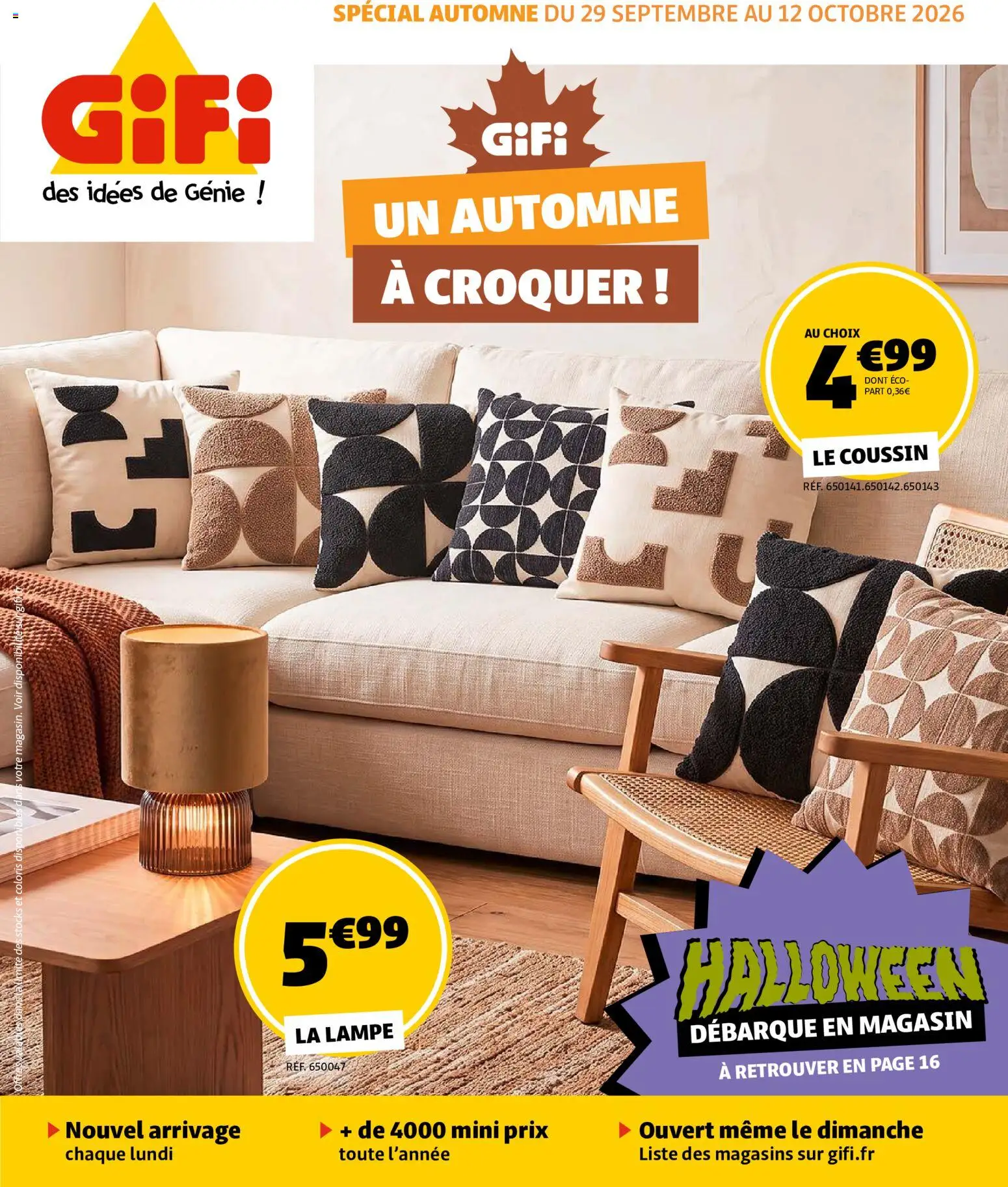 Prévisualisation de GiFi catalogue du magasin GiFi formulaire valide 29/09/2026