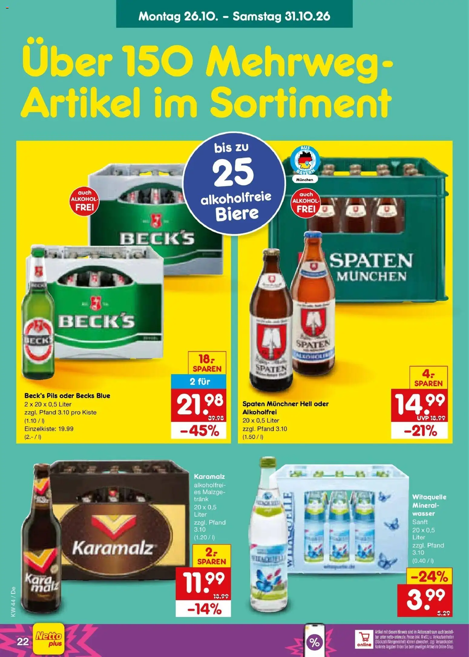 Vorschau von dem Prospekt des Geschäftes Netto Marken-Discount, gültig ab dem 26.10.2026