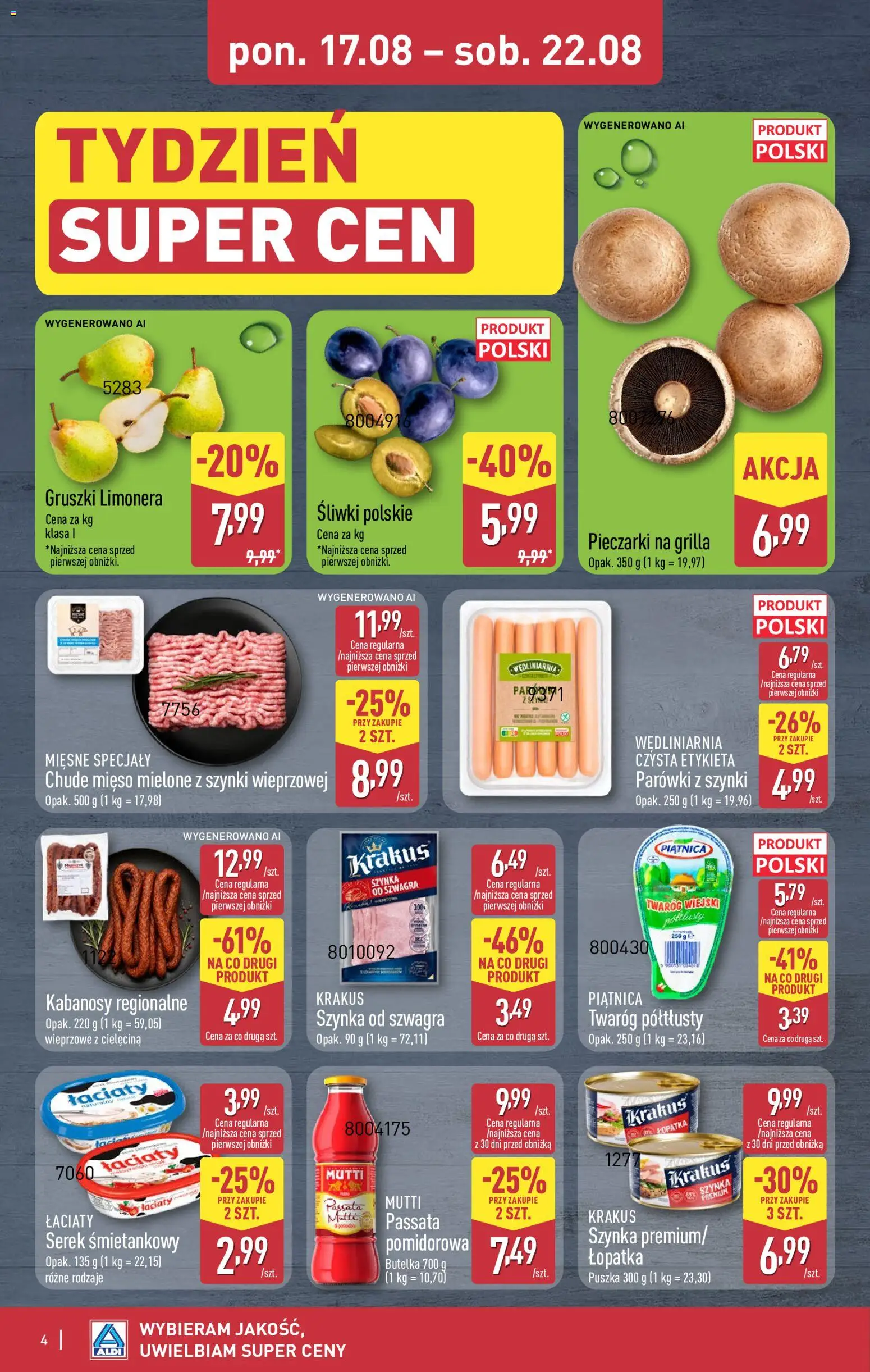 Pogląd gazetki "Aldi gazetka - Oferta weekendowa" ze sklepu Aldi ważnej od 20.08.2026