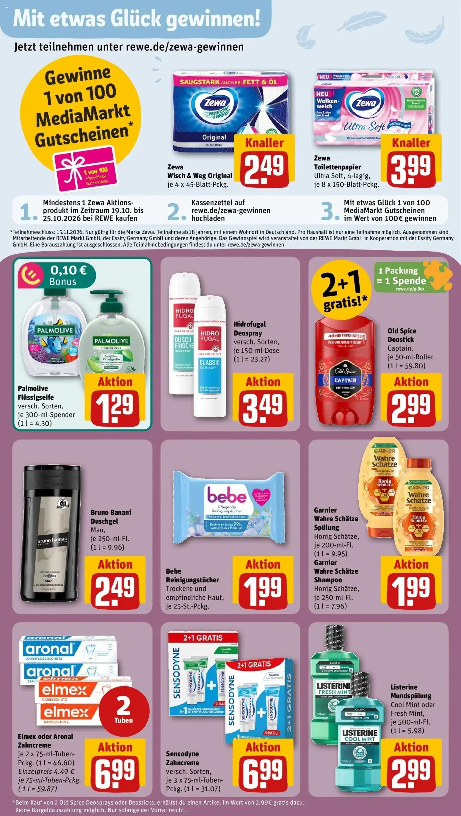 Vorschau von dem Prospekt des Geschäftes Rewe, gültig ab dem 19.10.2026