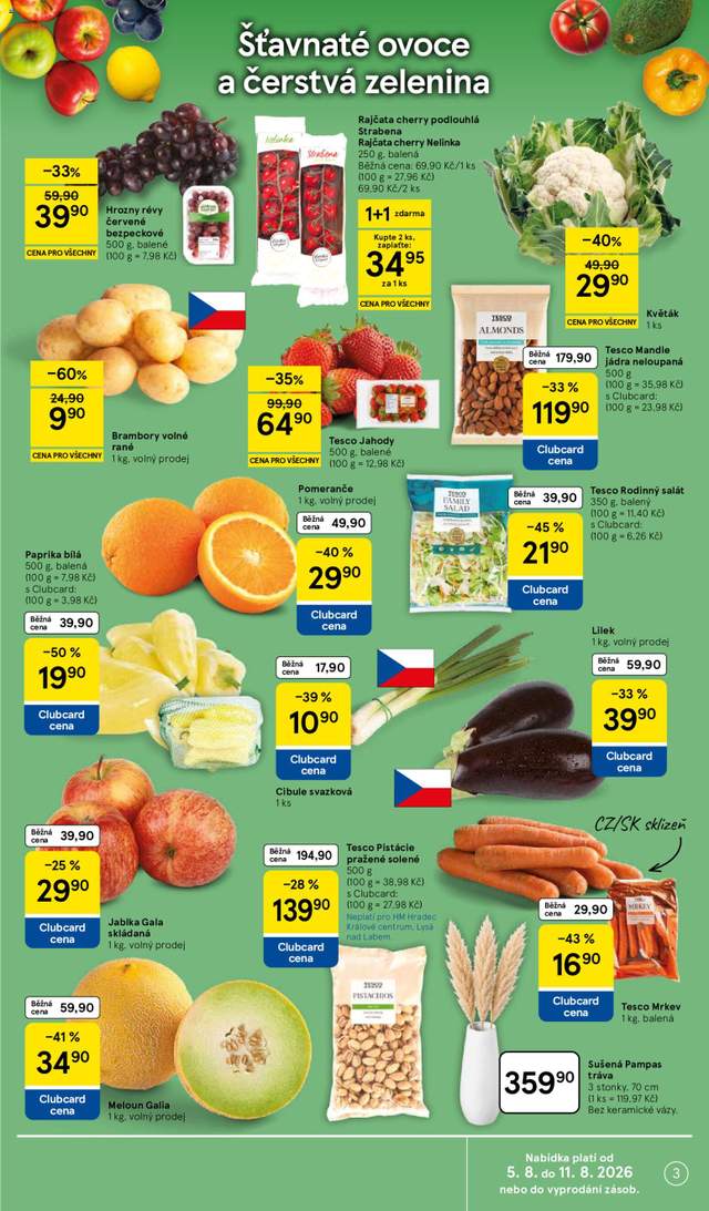 Nový Tesco leták od 05.08.