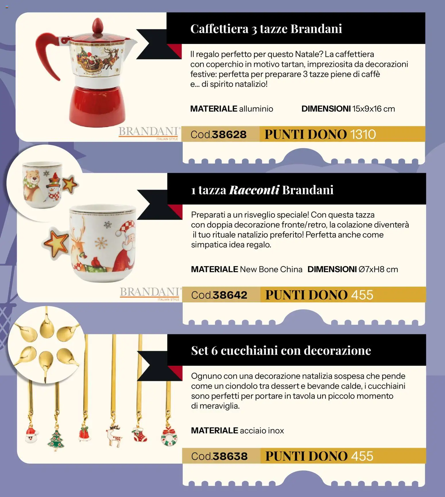 Anteprima dell'opuscolo Catalogo Stanhome Natale dal negozio Stanhome valido da 27/10/2026 - Caffè, Dessert, Alluminio, Decorazioni, Decorazione, Bevande, Coperchio, Caffettiera