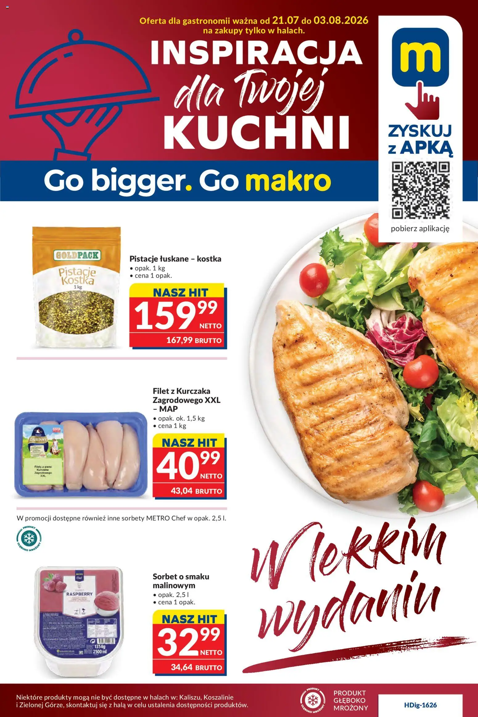 Pogląd gazetki "Makro gazetka - Oferta dla gastronomii" ze sklepu Makro ważnej od 21.07.2026
