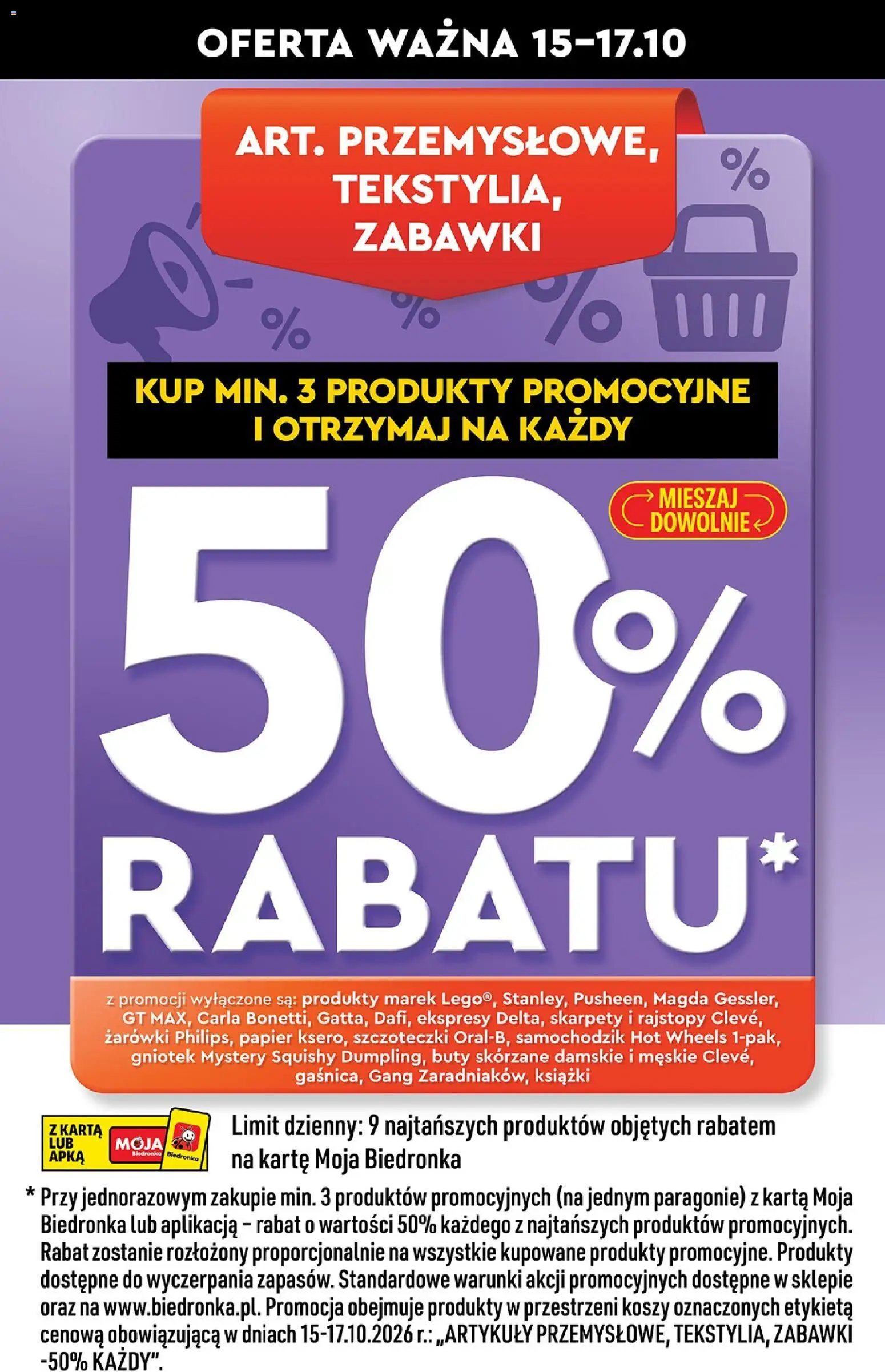 Pogląd gazetki "Biedronka gazetka - Hity i inspiracje" ze sklepu Biedronka ważnej od 03.10.2026 - Spodnie, Skarpety damskie, Skarpety, Bokserki
