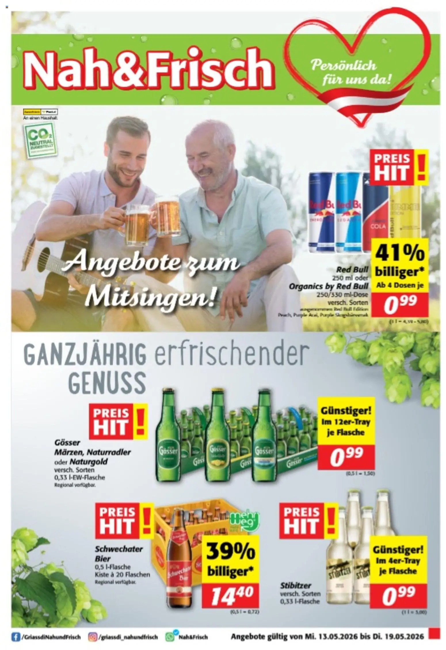 Vorschau der Angebote: Nah und Frisch Nah und Frisch Flugblatt gültig ab 13.05.2026