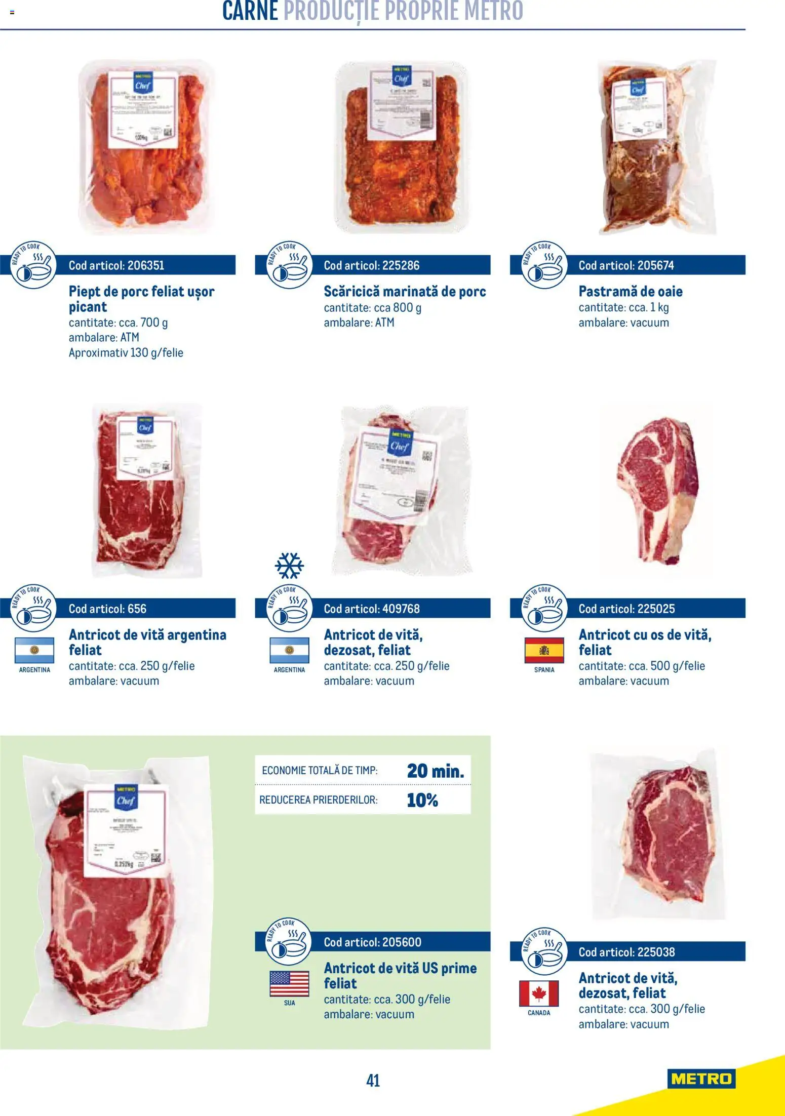 Previzualizarea de cataloage: Metro Metro Catalog Smart Chef valabil de la 21.04.2026 - Vită, Antricot de vita, Piept de Porc