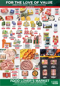 Preview of Food Lover's Market flyer valid from 14/09/2026