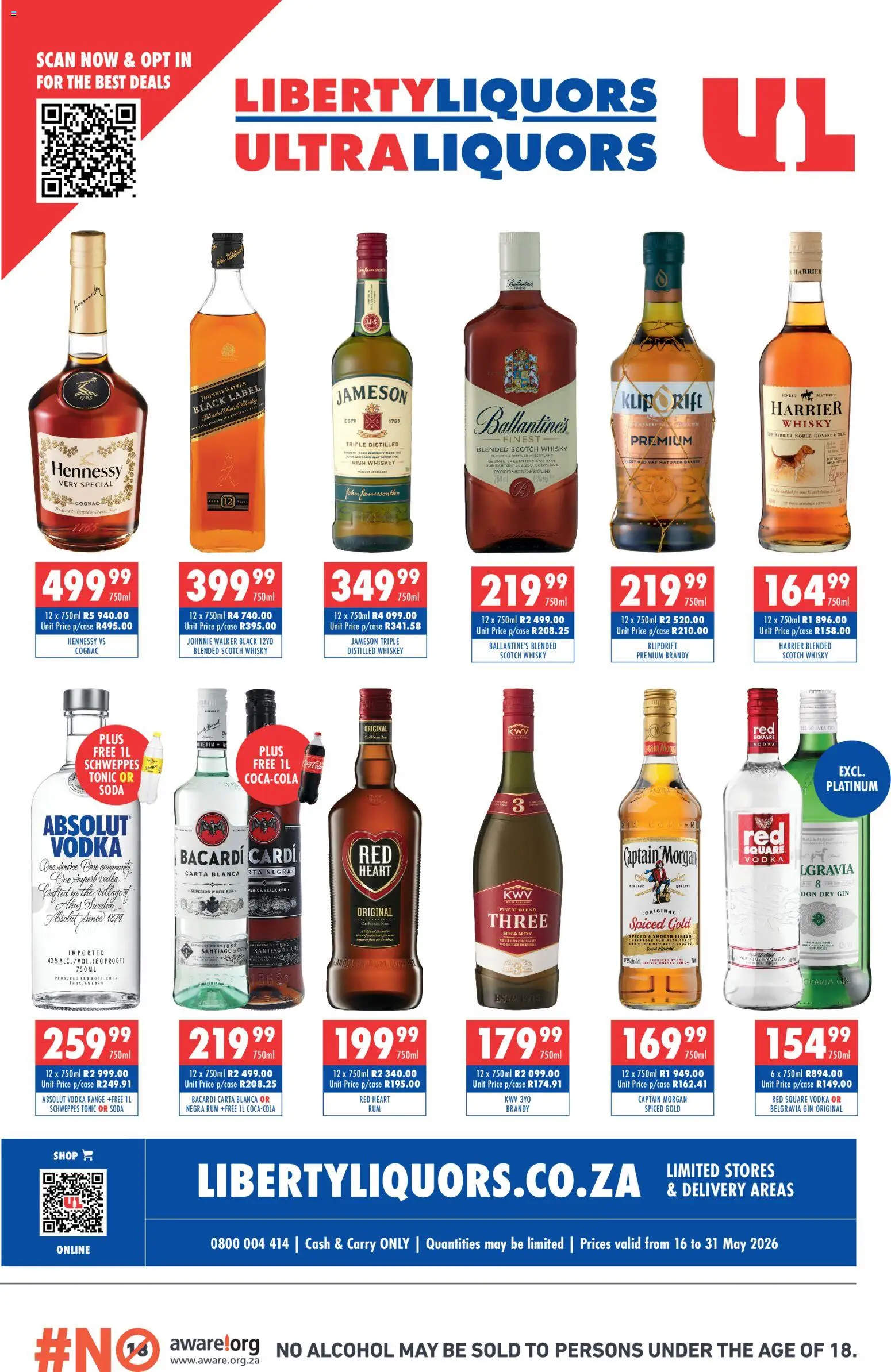Preview of Ultra Liquors flyer valid from 16/05/2026