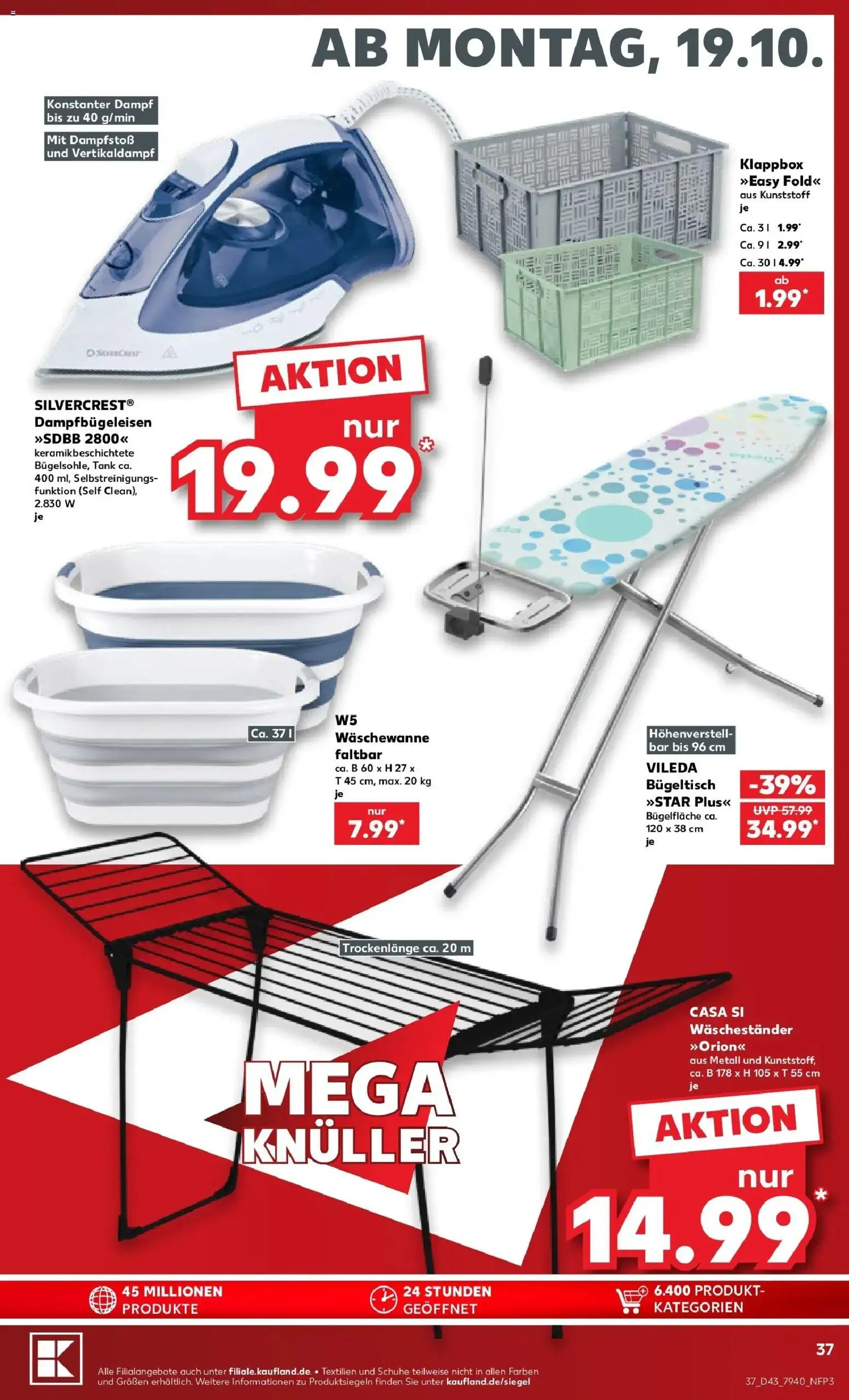 Vorschau von dem Prospekt des Geschäftes Kaufland, gültig ab dem 19.10.2026