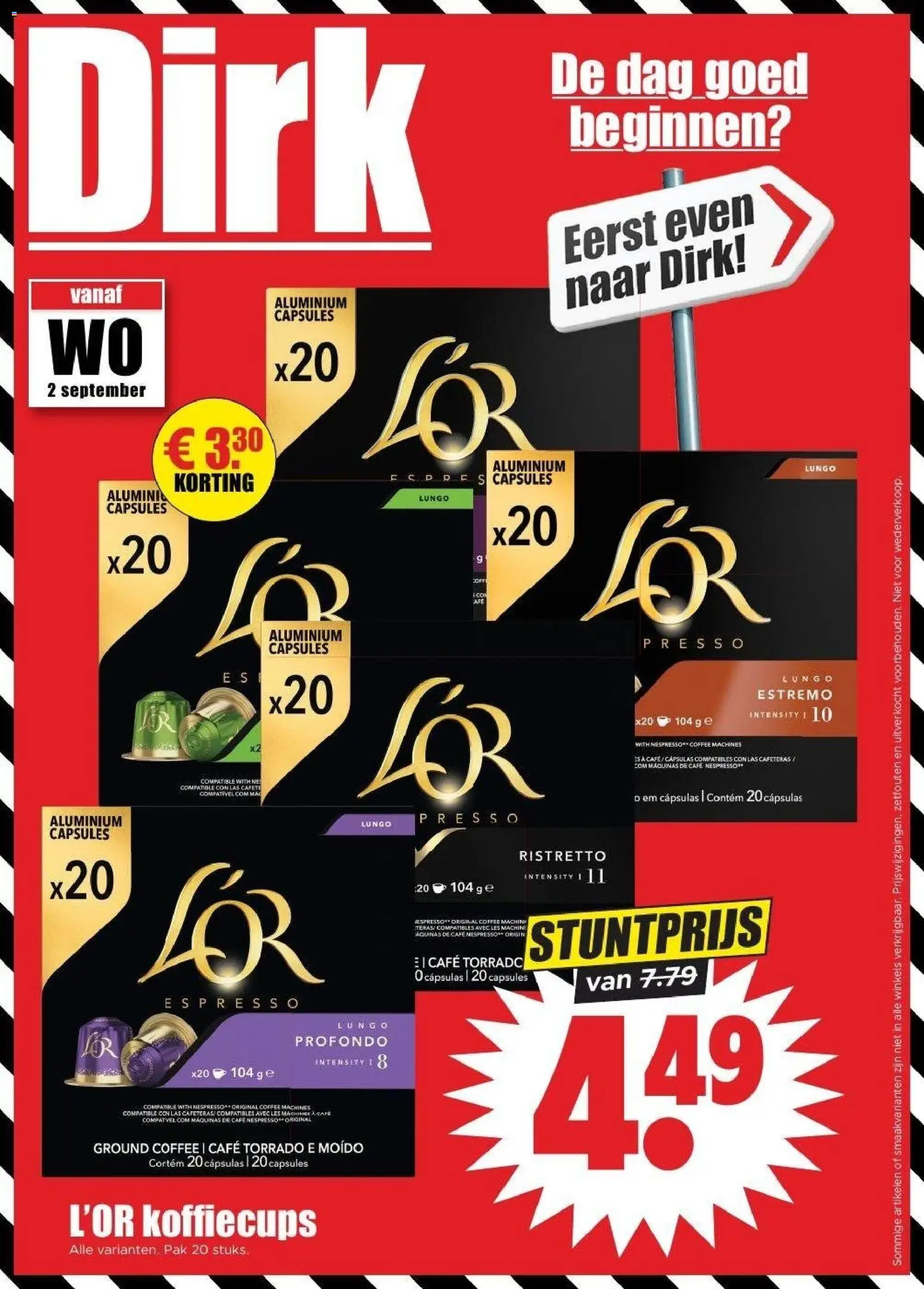 Voorbeeld van Dirk folder week 36 van winkel Dirk geldig vanaf 02-09-2026