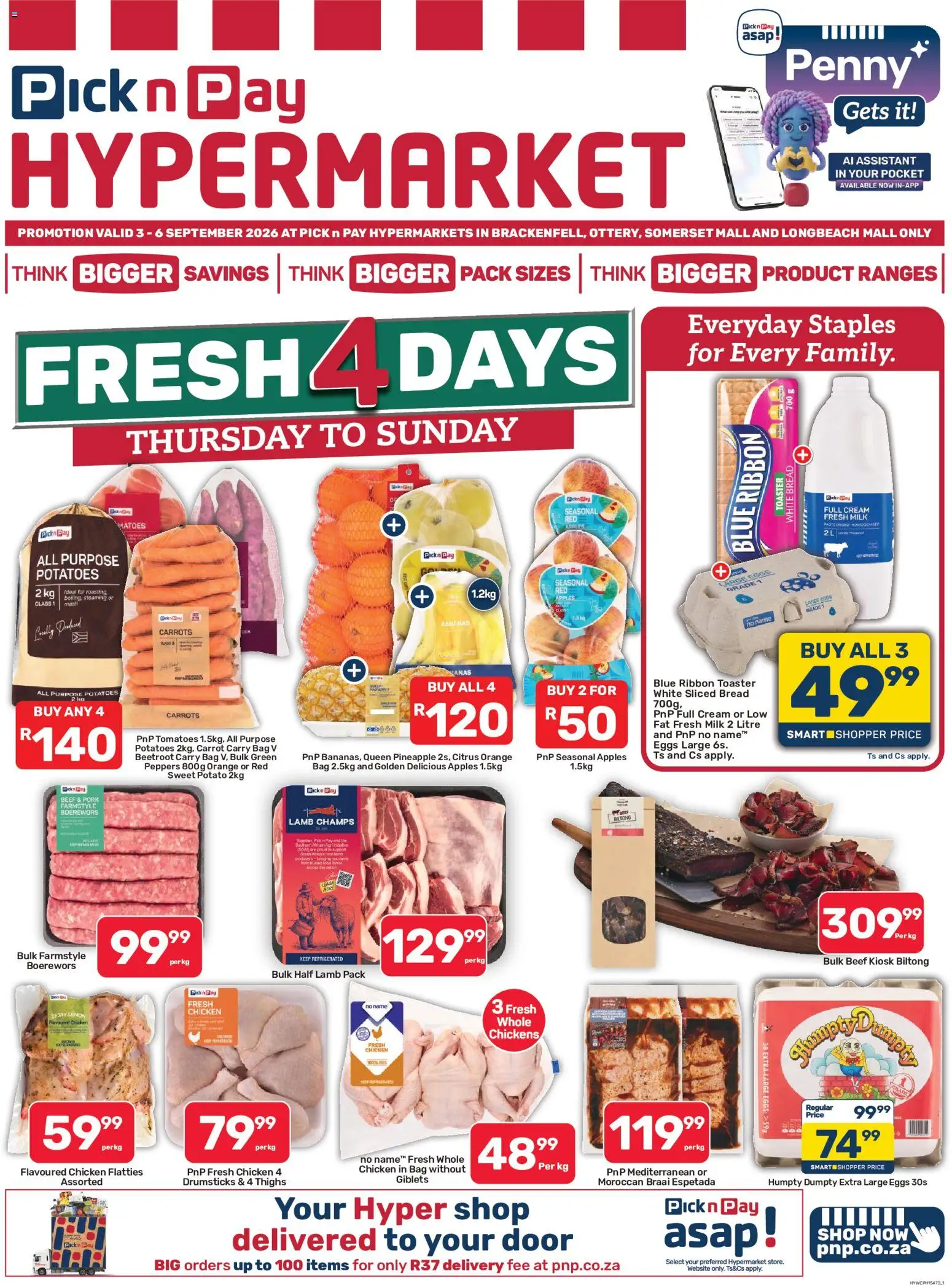 Preview of Pick n Pay flyer valid from 03/09/2026