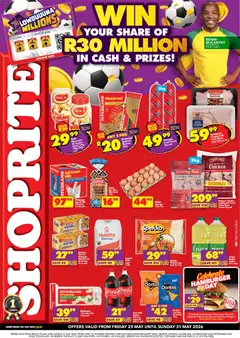 Preview of Shoprite flyer valid from 29/05/2026