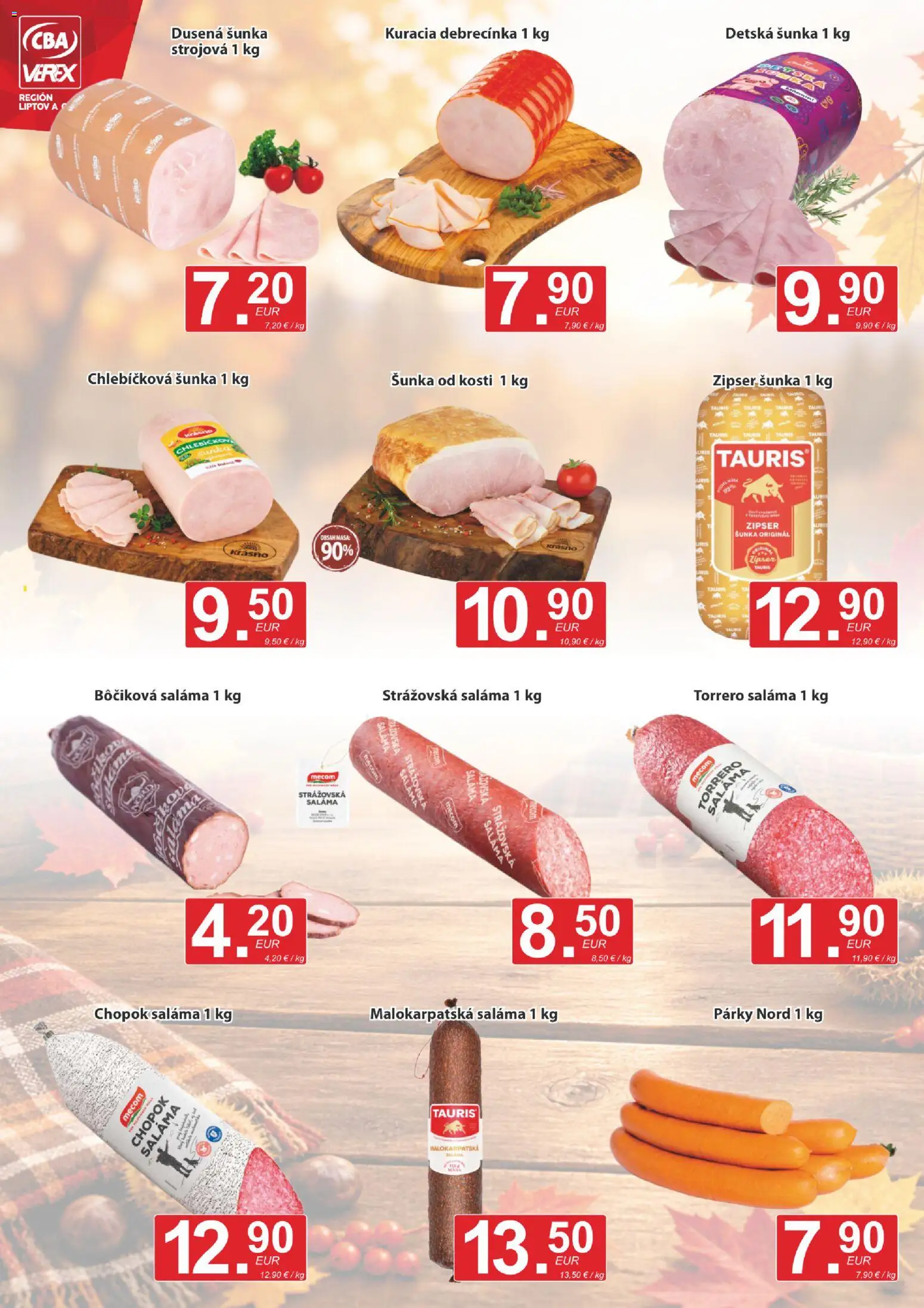 Náhľad CBA Verex letáku platného od 17.09.2026