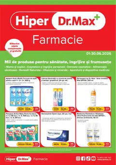 Previzualizarea de cataloage: Dr.Max Dr.Max Catalog Hiper-farmacii valabil de la 01.06.2026