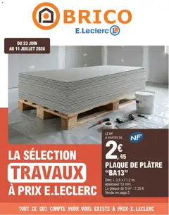 Prévisualisation de Brico E.Leclerc catalogue du magasin Brico E.Leclerc formulaire valide 23/06/2026