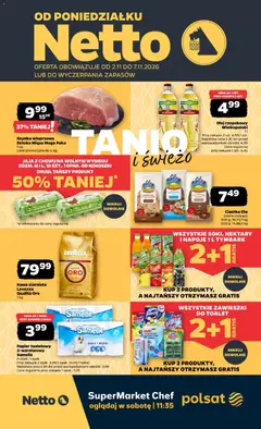 Pogląd gazetki "Netto gazetka od poniedziałku" ze sklepu Netto ważnej od 02.11.2026