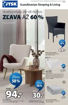 Náhľad JYSK letáku platného od 20.04.2026