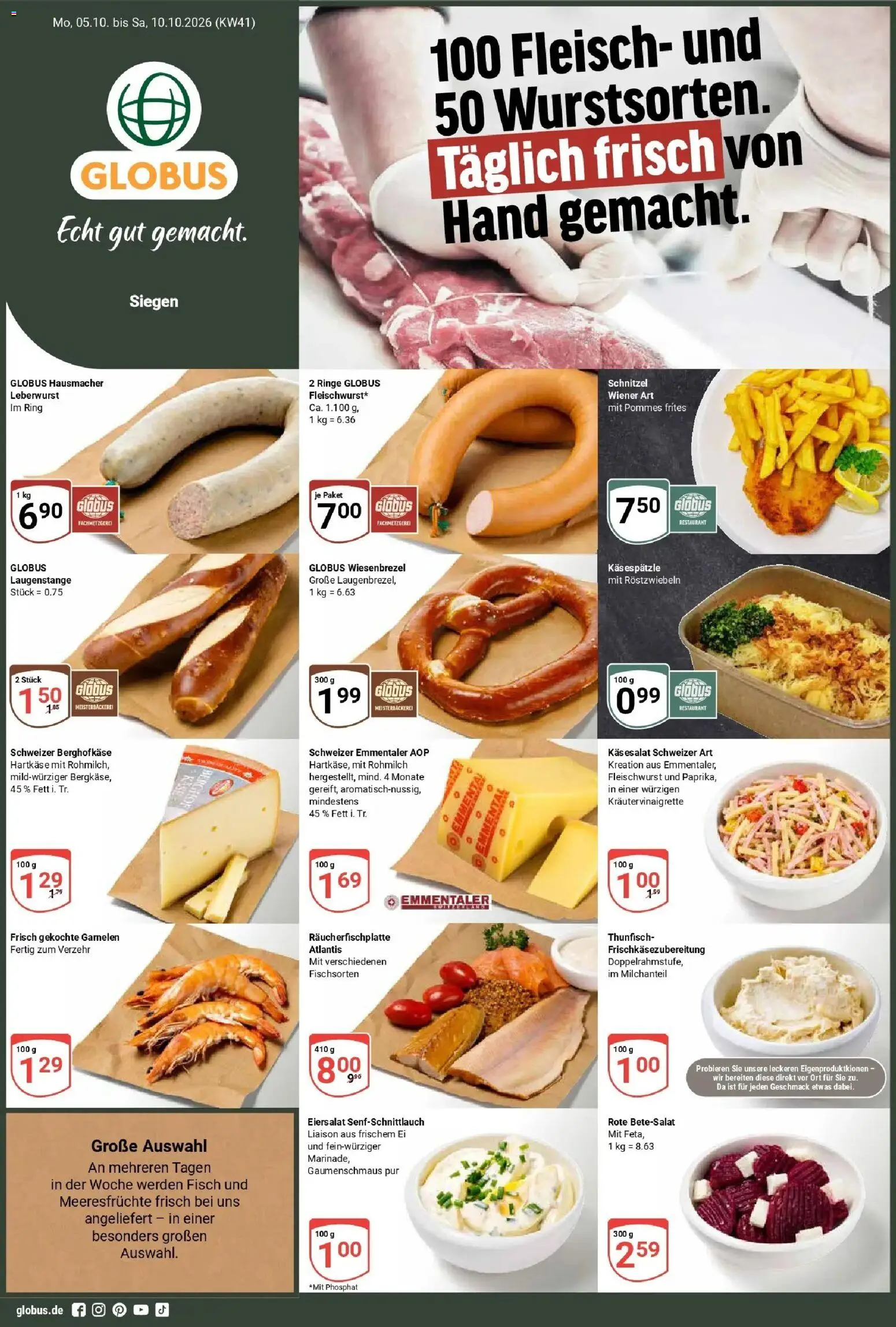 Vorschau von dem Prospekt des Geschäftes Globus, gültig ab dem 05.10.2026