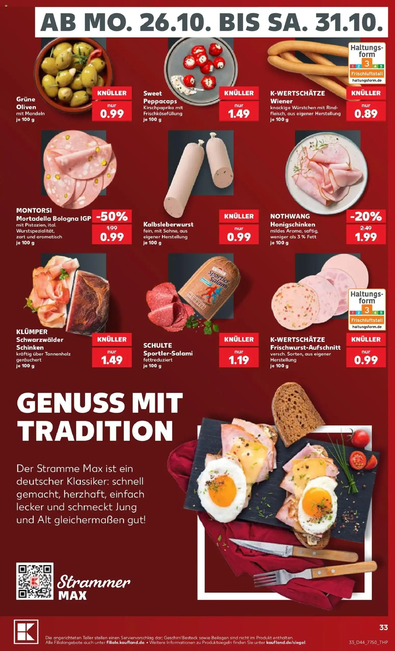 Vorschau von dem Prospekt des Geschäftes Kaufland, gültig ab dem 26.10.2026