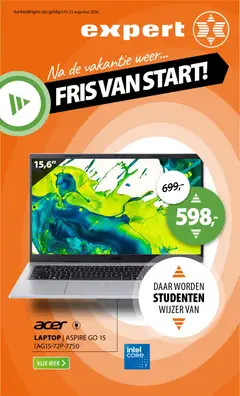 Voorbeeld van Expert folder van winkel Expert geldig vanaf 17-08-2026