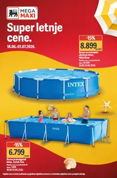 Pregled Mega Maxi kataloga - važi od 18.06.2026