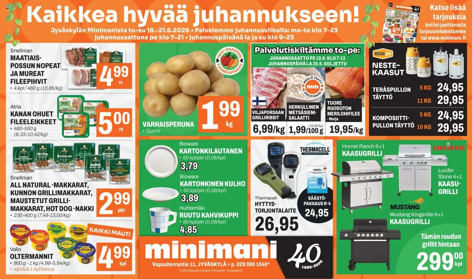 Kaupan Minimani Minimani tarjoukset - Jyväskylä esikatselu, voimassa 18/06/2026