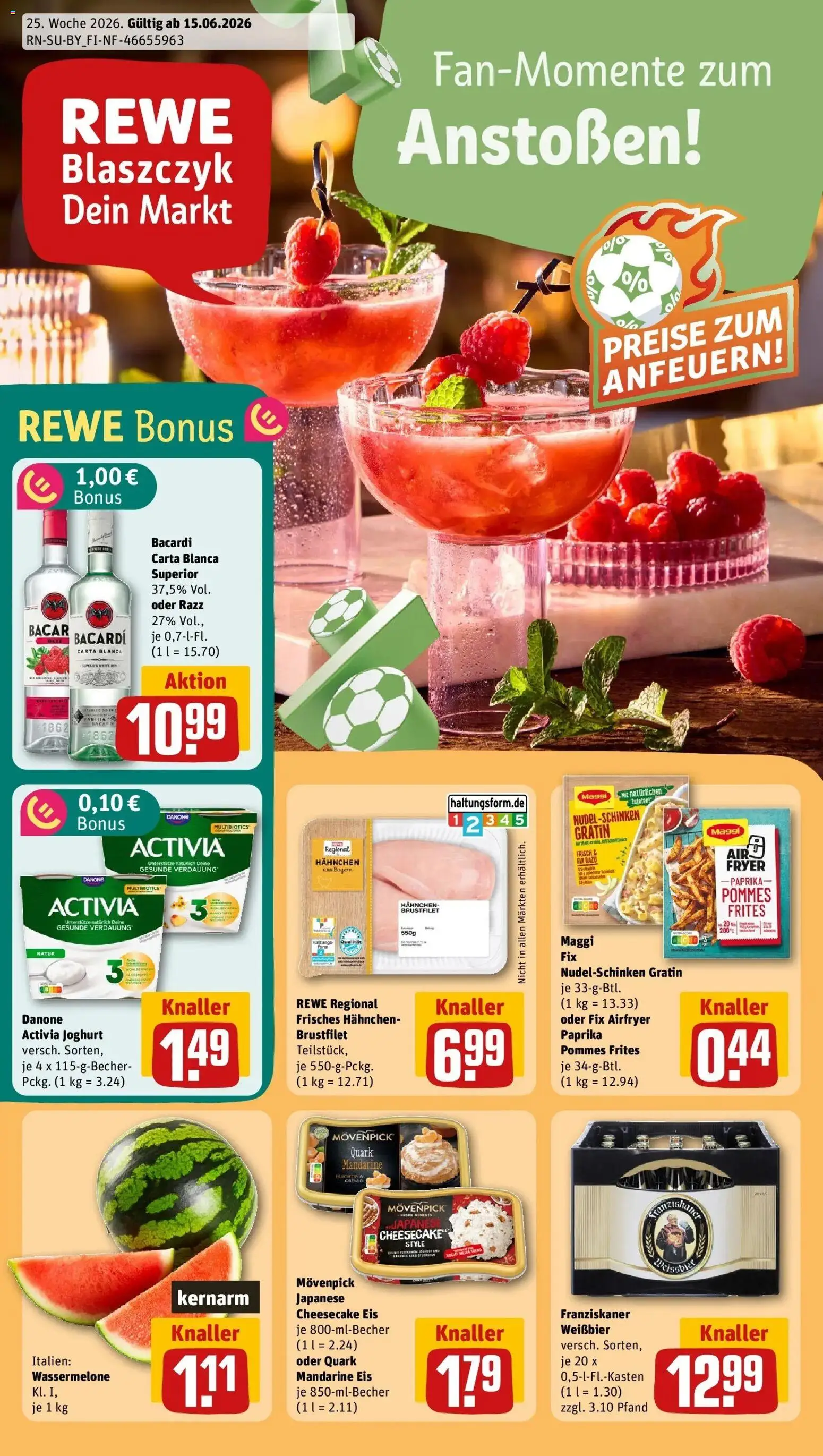 Vorschau von dem Prospekt des Geschäftes Rewe, gültig ab dem 14.06.2026