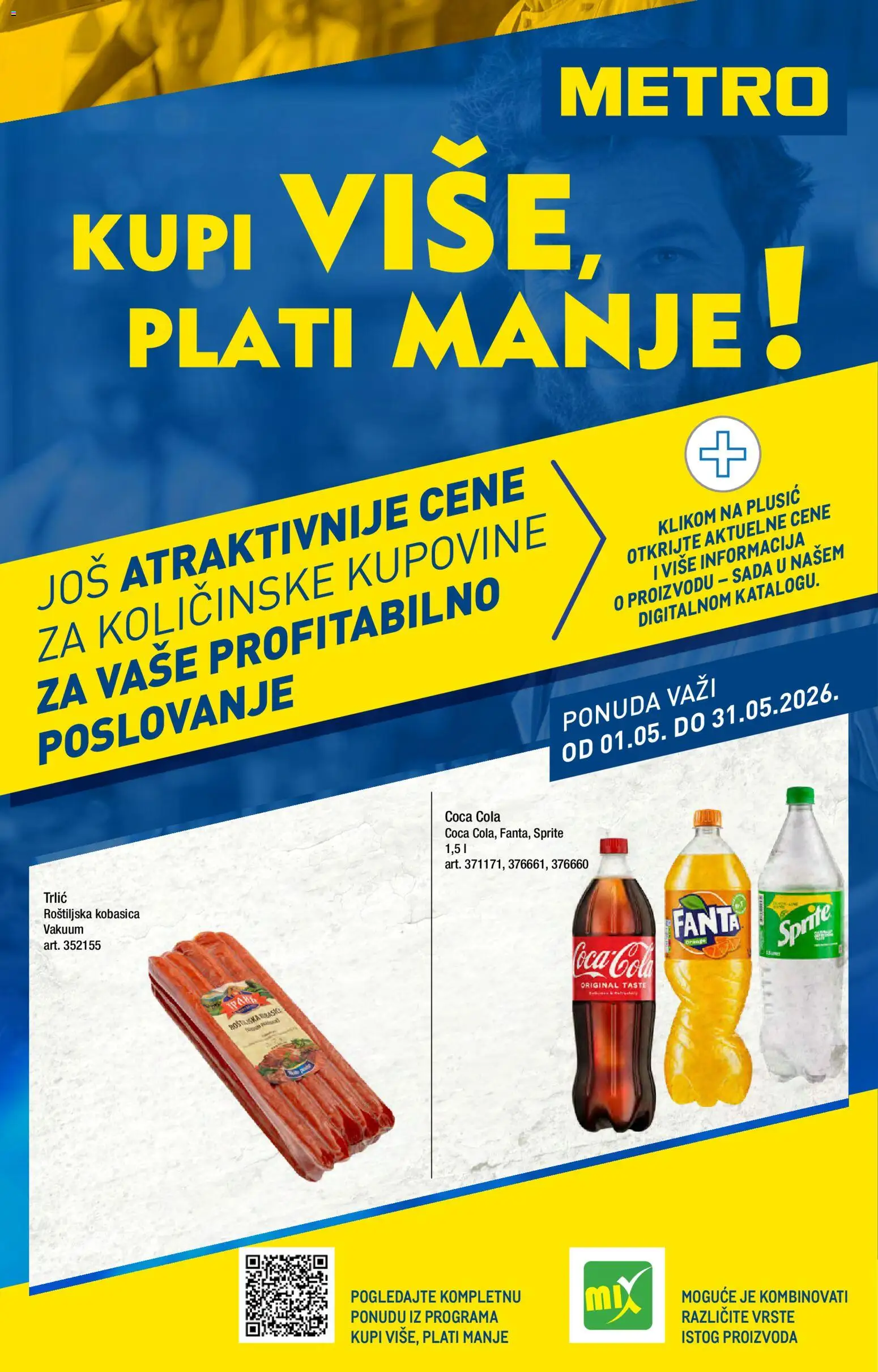Pregled Metro kataloga - važi od 01.05.2026