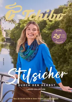 Vorschau des Merkblatts Tchibo aktionen Stilsicher durch den Herbst vom Shop Tchibo gültig von 15.09.2026 bis 