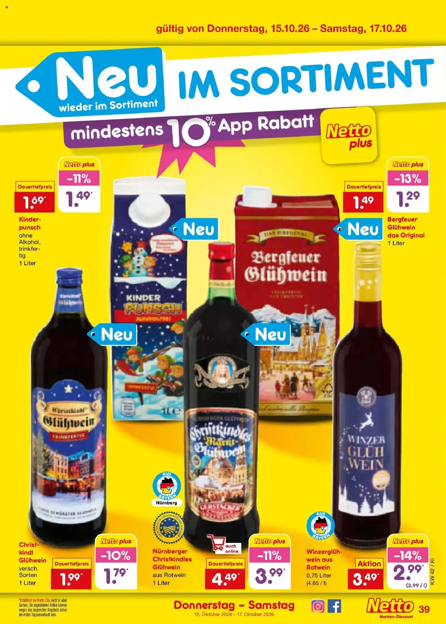 Vorschau von dem Prospekt des Geschäftes Netto Marken-Discount, gültig ab dem 12.10.2026 - Wein, Rotwein
