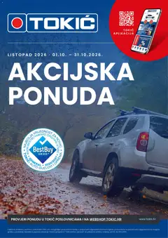 Pregled letka Tokić Katalog trgovine Tokić vrijedi od 01.10.2026