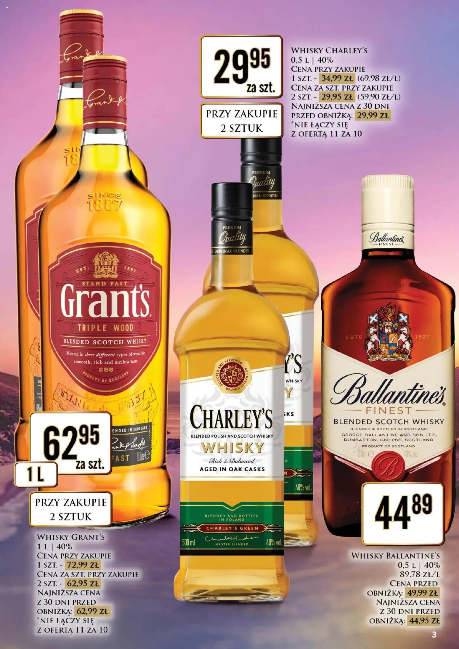 Pogląd gazetki "Dino gazetka alkoholowa" ze sklepu Dino ważnej od 30.10.2026 - Whisky, Grant's, Scotch whisky