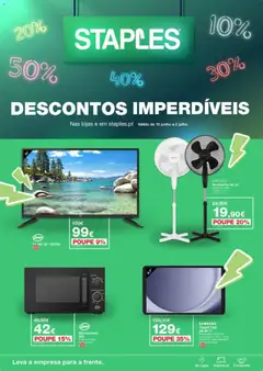 Pré-visualização do folheto da loja Staples válida a partir de 15/06/2026